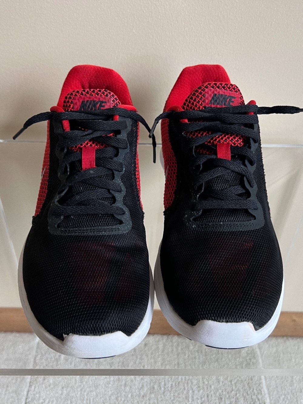 Nike Revolution 3 Mens Running Shoes Red/Black Size 9.5